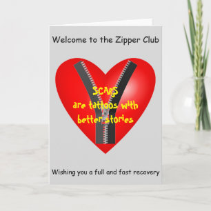 Carte Je suis un membre authentique du Zipper Club