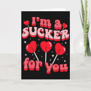 Carte Je suis un pigeon pour vous Candy Heart Love Happy