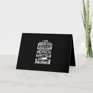 Carte Je Suis Un Swimmer Funny Piscine Swimmer Cadeau