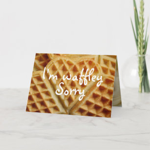 Carte Je suis vraiment désolé de mignonnes excuses drôle