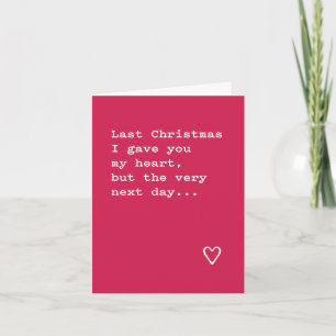 Carte Je T'Ai Donné Mon Coeur