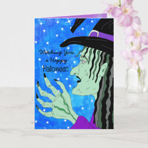 Carte Je t'ai raccompagné un joyeux Halloween