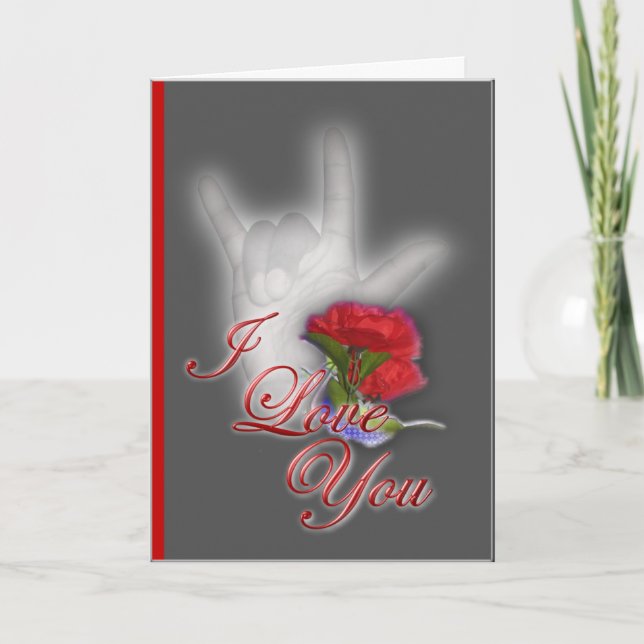Carte Je t'aime (Devant)