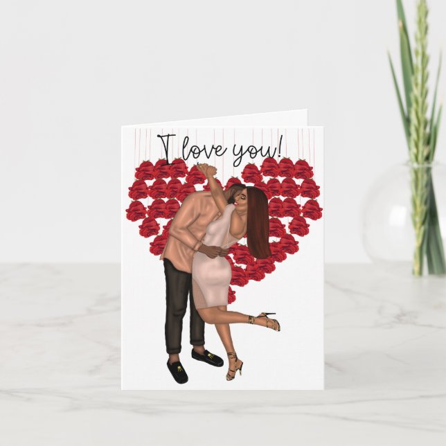 Carte Je t'aime (Devant)
