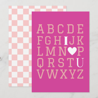 carte je t'aime | carte de la Saint-Valentin