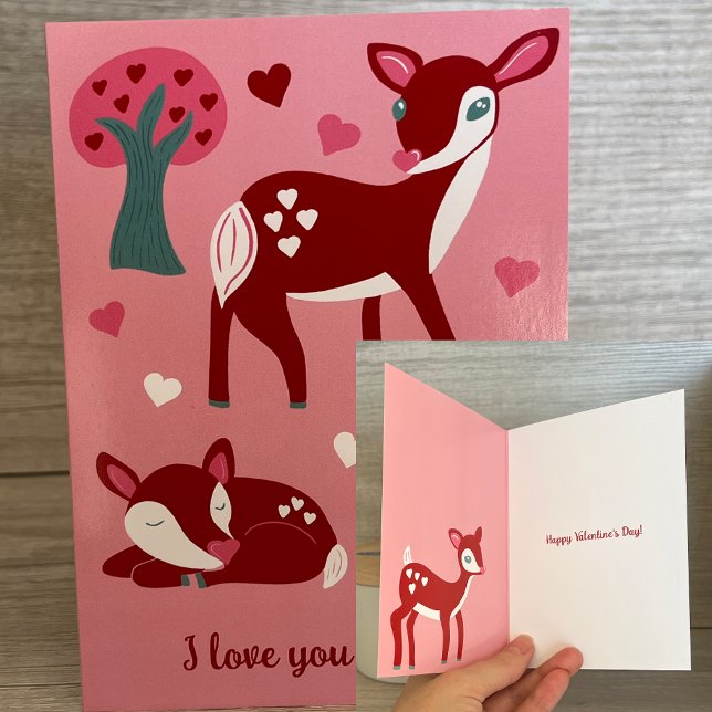 Carte Je T'Aime Cher Valentines Jour Personnalisé (Créateur téléchargé)
