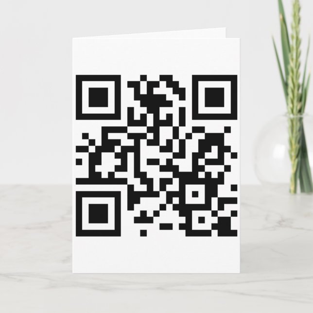 Carte Je t'aime - Code QR (Devant)