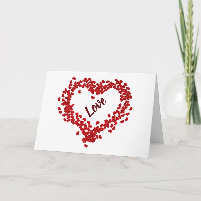 CARTE **JE T'AIME** ET JE VAIS **FOREVER** (Devant)