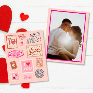 Carte Je t'aime Express Mail Timps Saint-Valentin