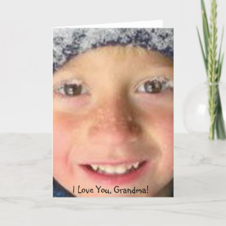 Carte Je t'aime grand-mère