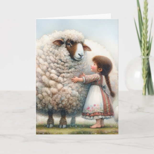 Carte Je T'Aime Grosse Ewe (Devant)