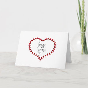CARTE **JE T'AIME** & JE T'AIMERAI **POUR TOUJOURS**