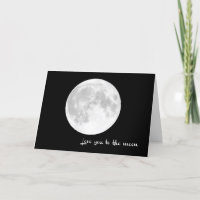 Je t'aime jusqu'à la lune et retour. -