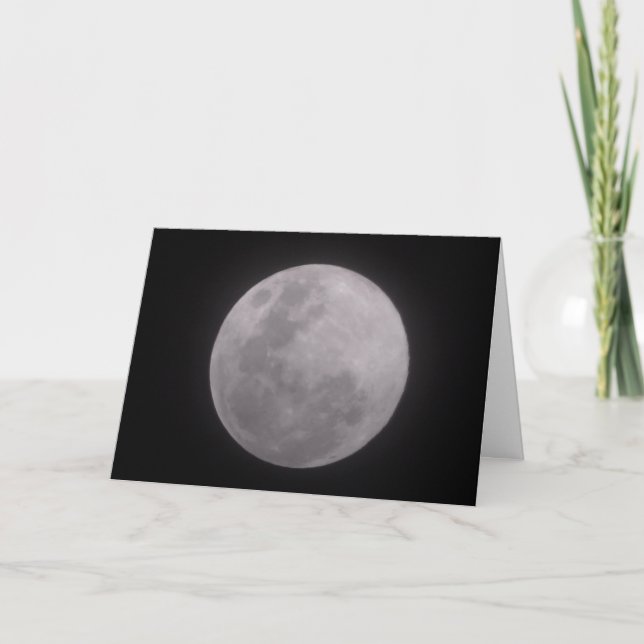 Carte Je t'aime jusqu'à la Lune et Retour (Devant)