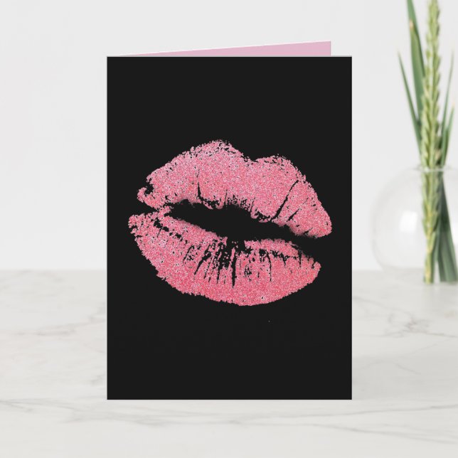 CARTE JE T'AIME KISS POUR LUI (CARTES D'AMI DE GARDE) (Devant)