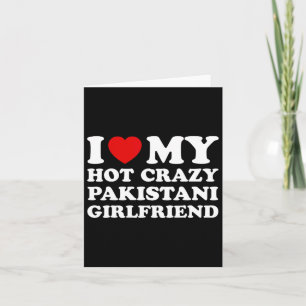 Carte Je T'aime Ma Chaude Folle Copine Pakistanaise Sain