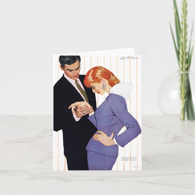 Carte Je t'aime, maman Girl (Devant)