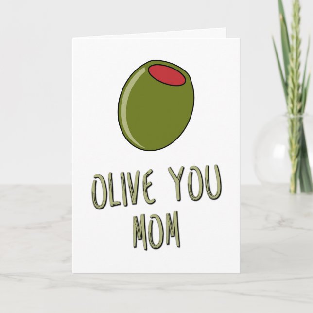 Carte Je t'aime maman, jeu de mots, anniversaire de mama (Devant)