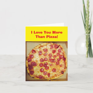 Carte Je t'aime plus que la pizza 4Jojo