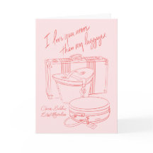 "Je t'aime plus que mes bagages" 