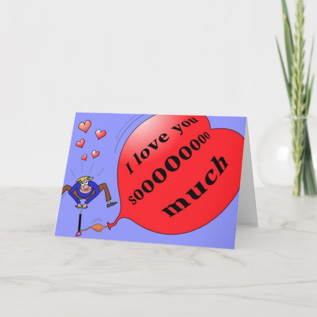 Carte "Je t'aime tellement" (Devant)