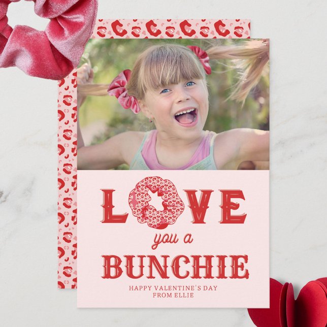Carte Je T'Aime Un Bunchie Punny Valentine (Créateur téléchargé)