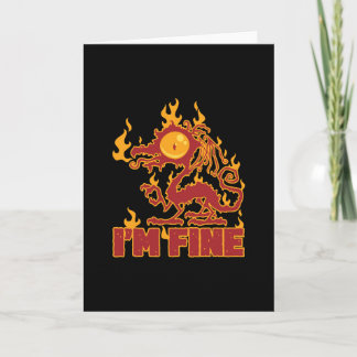 Carte Je vais bien brûler le dragon