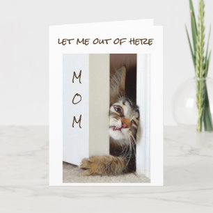 CARTE JE VEUX DIRE **HEUREUX ANNIVERSAIRE MAMAN***