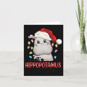 Carte Je Veux Un Hippopotame Pour Noël Noël Noël Noël No