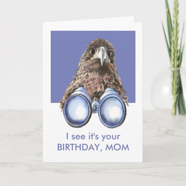 Carte Je vois que c'est votre maman d'observateur (Devant)