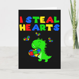 Carte Je vole des coeurs Puzzle Mois de la sensibilisati