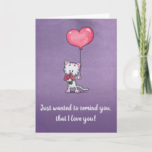 Carte Je voulais juste vous rappeler que je vous aime ! (Devant)