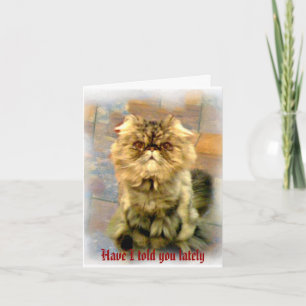 Carte Je vous l'ai dit dernièrement. . .