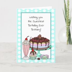 Carte Je vous souhaite le plus doux anniversaire Personn