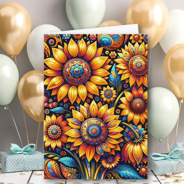 Carte Je vous souhaite un bel anniversaire | Art tournes (Créateur téléchargé)