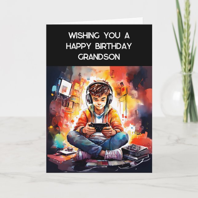 Carte Je vous souhaite un joyeux petit anniversaire | Ga (Devant)