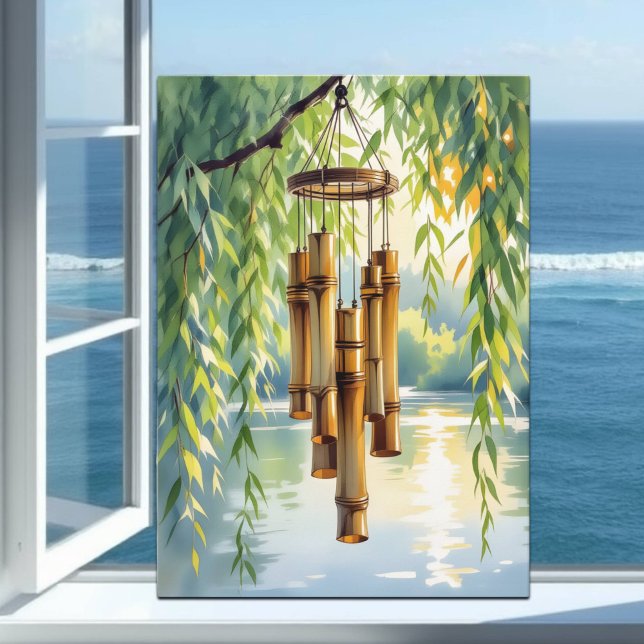 Carte Je vous souhaite une journée paisible | Willow (Créateur téléchargé)