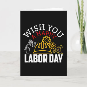 Carte Je vous souhaite une joyeuse fête du travail