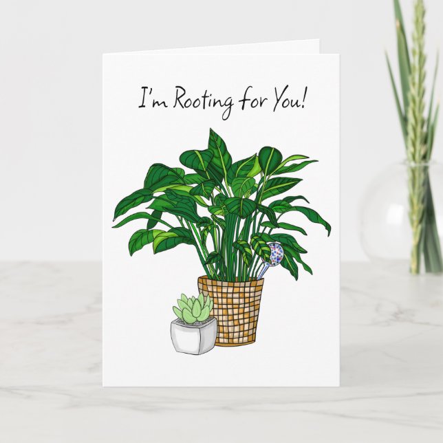 Carte Je vous soutiens | Encouragement (Devant)