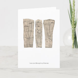 Carte Je vous vois à travers mes illusions