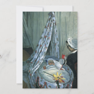 Carte Jean Monet dans Son Berceau par Claude Monet Invit