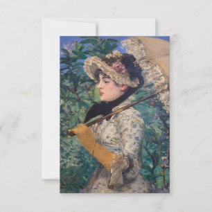 Carte Jeanne (Printemps) Par Édouard Manet