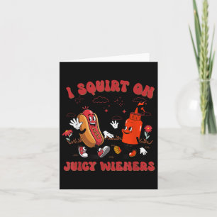 Carte J'Écris Sur Des Époux Juteux - Humour Adulte Amusa
