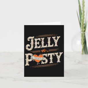 Carte Jelly Prénom Personnalisé Cowboy Hommes d'annivers