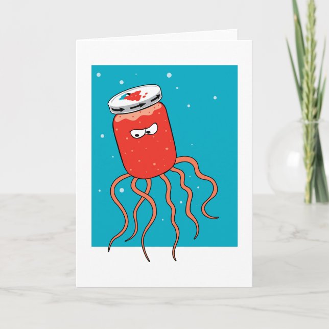 Carte Jellyfish Pun (Devant)