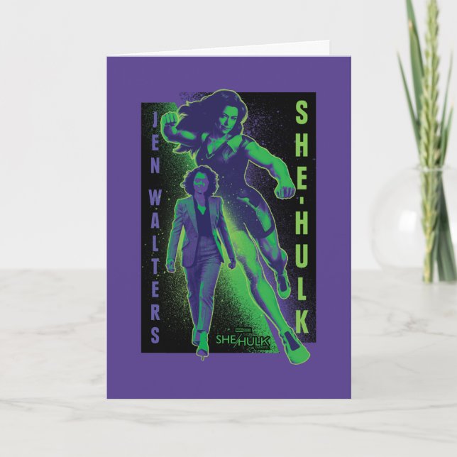 Carte Jennifer Walters She-Hulk Dual Pose Graphique (Devant)