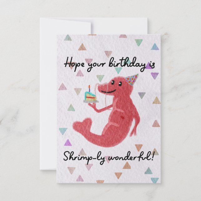 Carte J'espère que ton anniversaire est merveilleux pour (Devant)