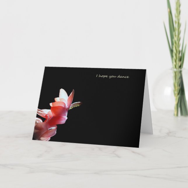 Carte J'Espère Que Tu Danses (Devant)