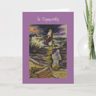 Carte Jésus au milieu de nos tempêtes