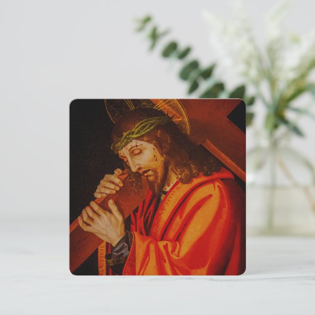 Carte Jesus carrying the cross card (Debout devant)